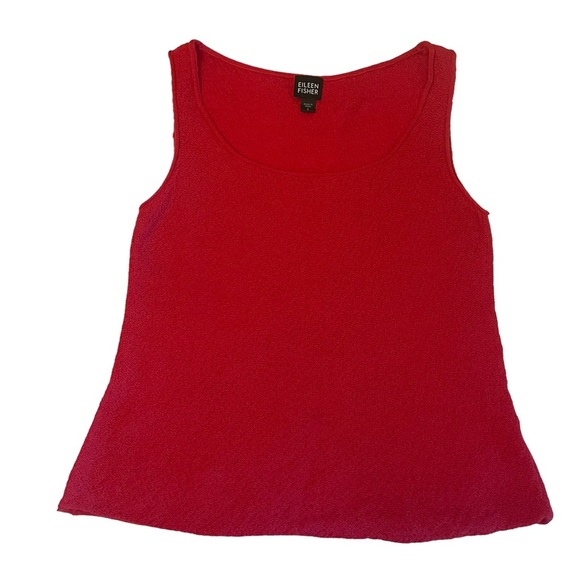 Eileen Fisher Wool Tank Top Red Size S - Picture 1 of 6